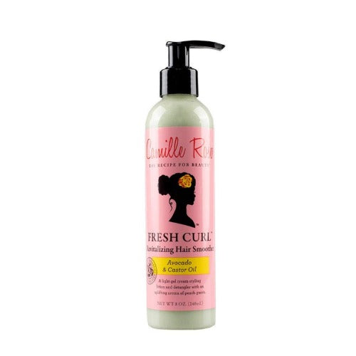 Camille Rose Fresh Curl Revitalising Hair Smoother, Avocado and Castor Oil 240ml