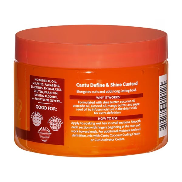 Cantu Shea Butter for Natural Hair Define & Shine Custard 340g