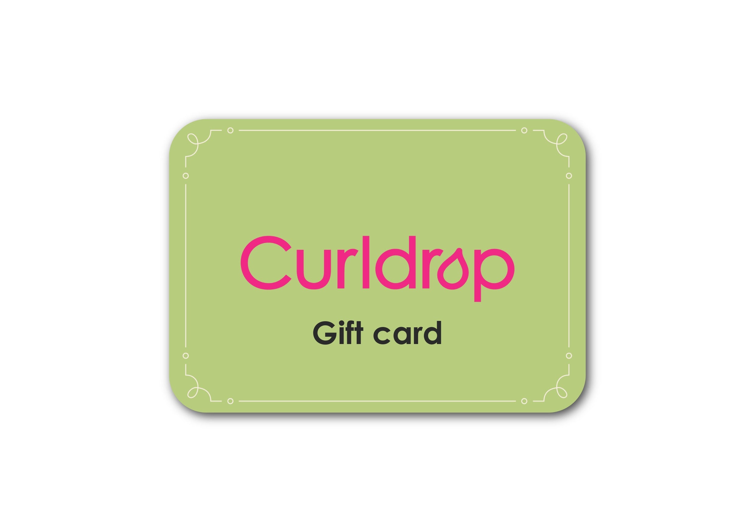 Curldrop e-gift card