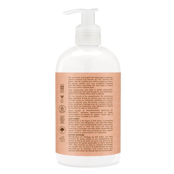 SheaMoisture Coconut & Hibiscus Curl & Shine Conditioner 384ml