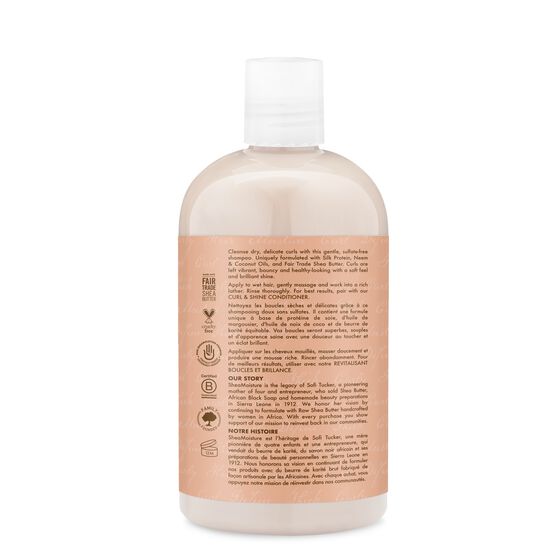 SheaMoisture Coconut & Hibiscus Curl & Shine Shampoo 384ml
