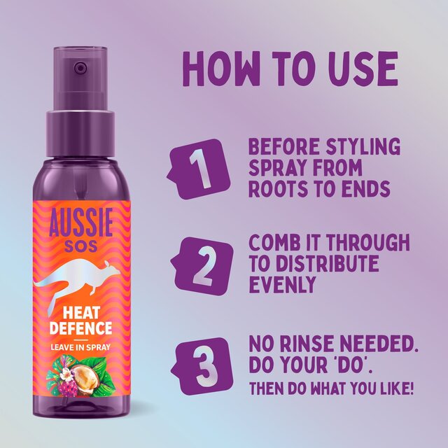 Aussie SOS Instant Heat Saviour Hair Spray 100ml