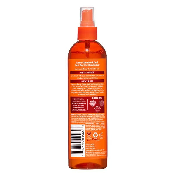 Cantu Shea Butter for Natural Hair Comeback Curl Next Day Revitaliser 355ml