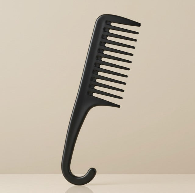 Wide Tooth Comb- Black