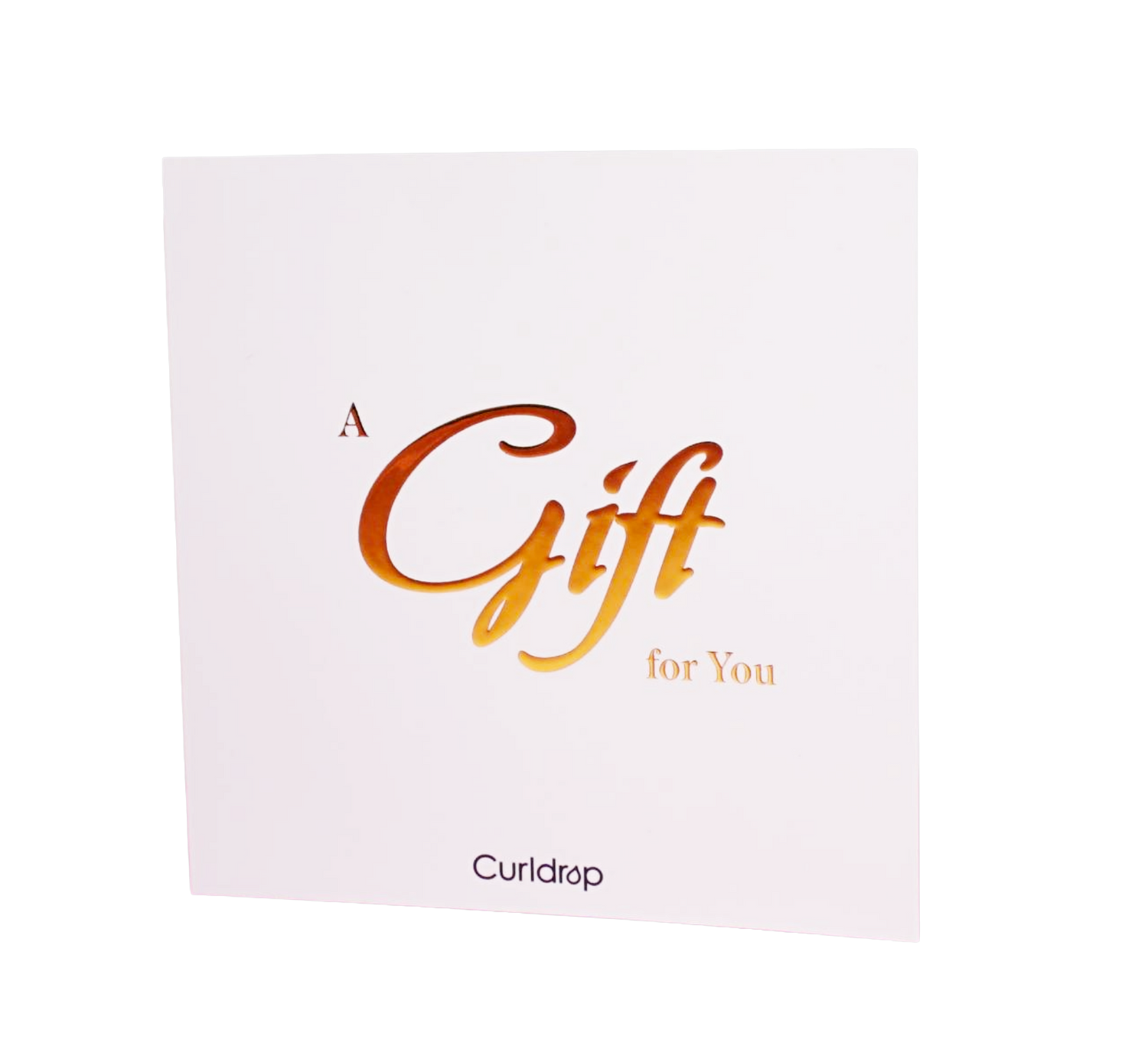 Gift card with &