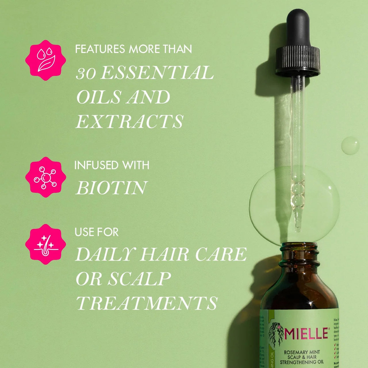 Mielle Rosemary Mint Oil 59ml | Hair Growth &amp; Scalp Health
