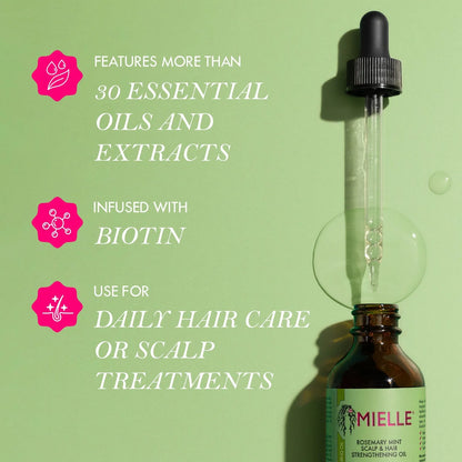 Mielle Rosemary Mint Scalp &amp; Hair Strengthening Oil 59ml