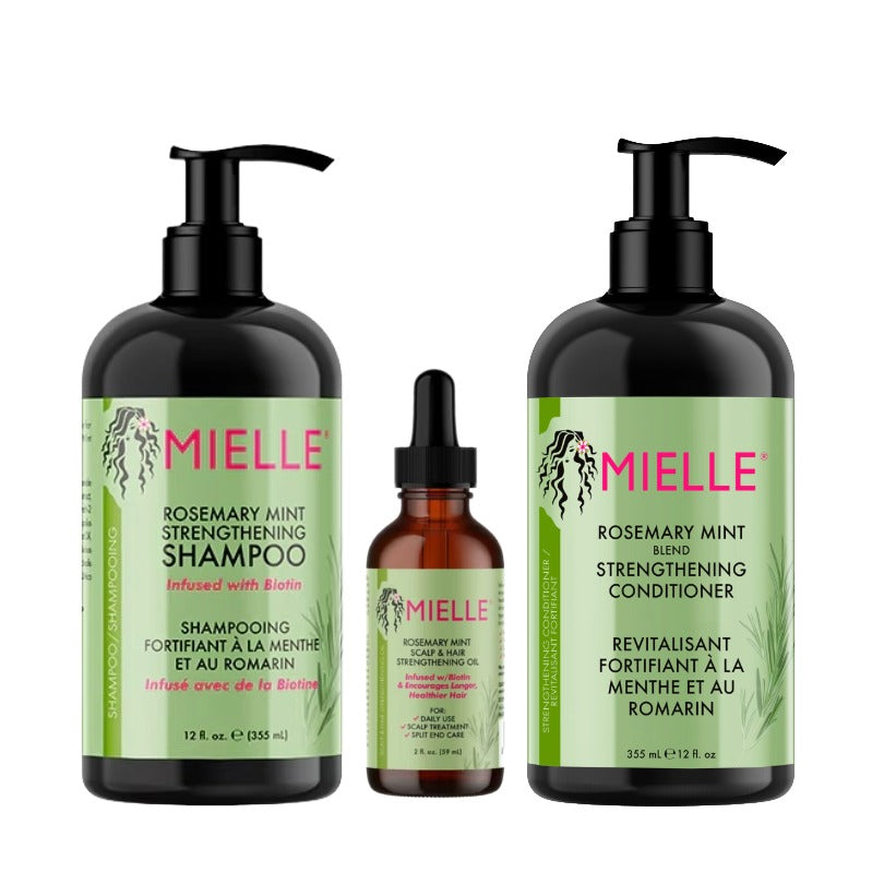 Mielle Mint &amp; Rosemary Oil Starter Bundle