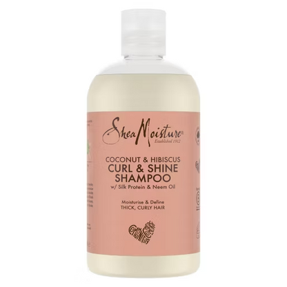 SheaMoisture Coconut &amp; Hibiscus Curl &amp; Shine Shampoo 384ml