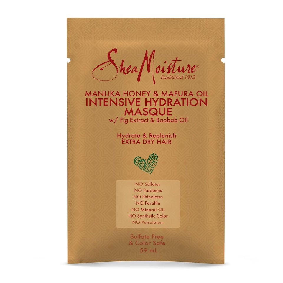 Shea Moisture Manuka Honey &amp; Mafura Oil Treatment Masque Sachet 59ml